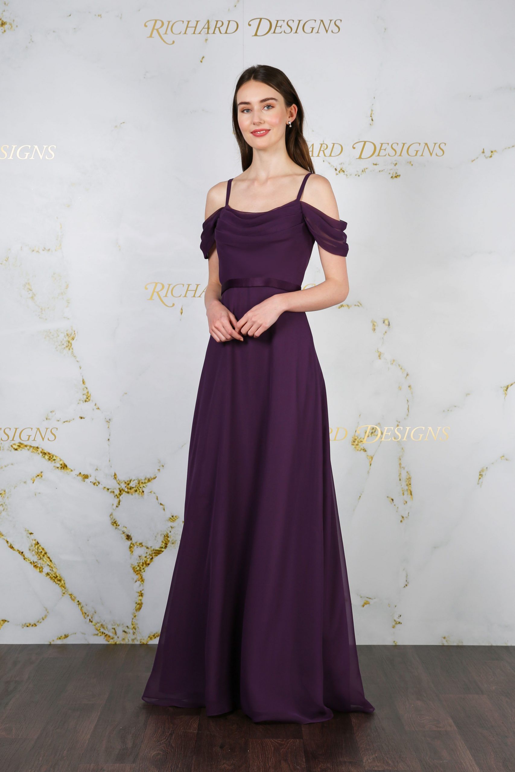 RDM1261 bridesmaid dress in Amethyst