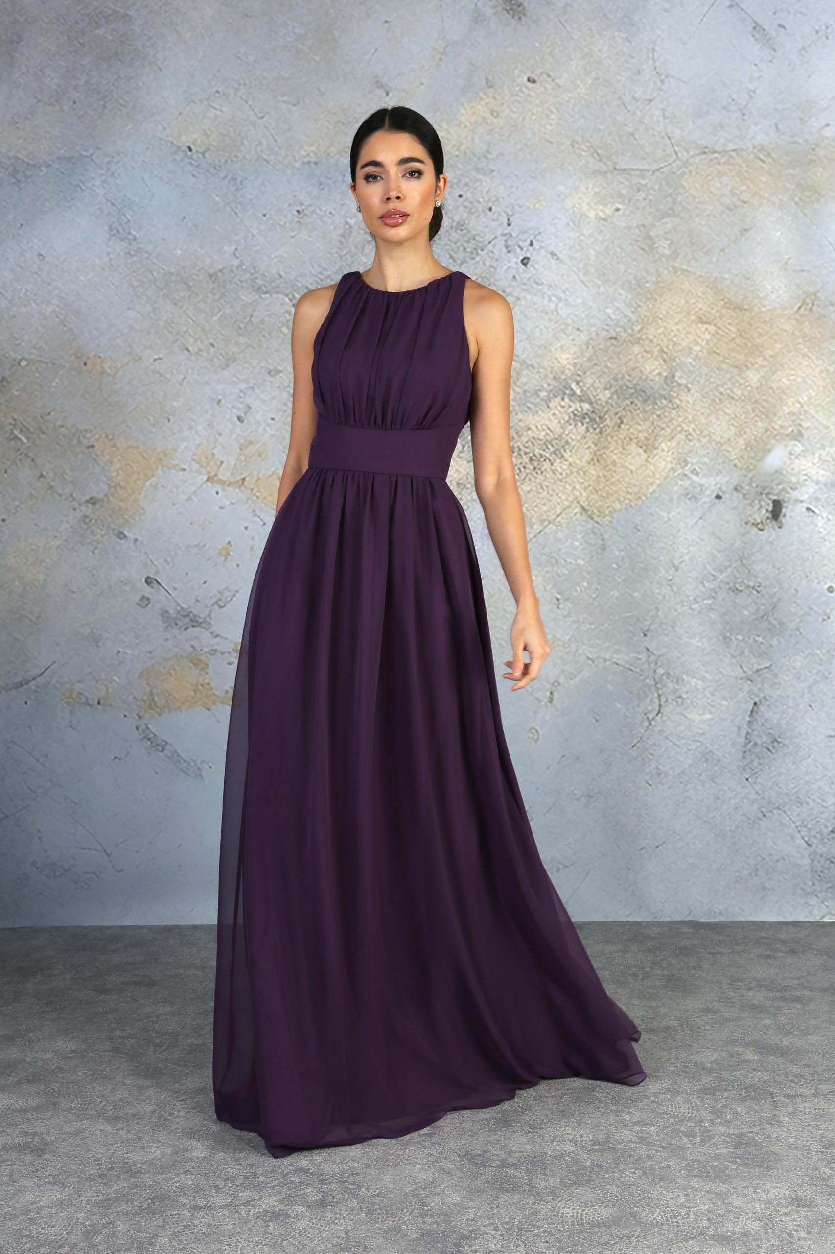 RDM1326 bridesmaid dress in Amethyst